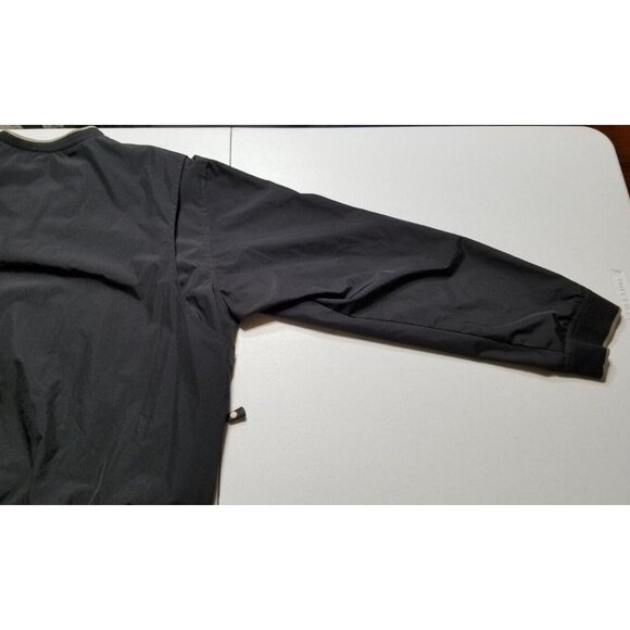 IZOD XFG Long Sleeve V-Neck Black Mesh Lined Golf Windbreaker Pullover Men's M - Picture 8 of 10
